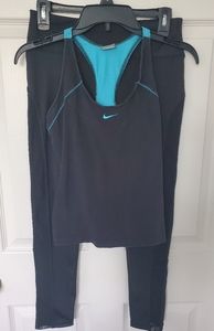 Leggings and Nike top set